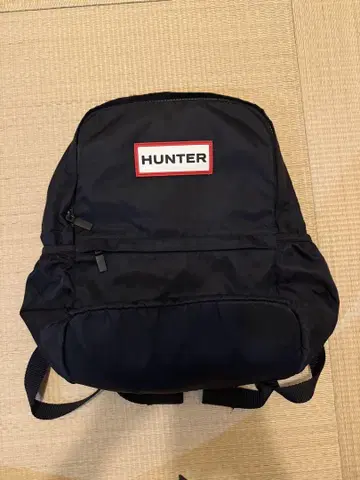 HUNTER 블랙 방수 나일론 16L 새상품급 헌터 백팩