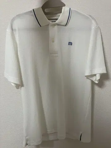 TRAVISMATHEW 화이트 피케 셔츠 M