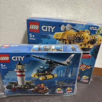 LEGO CITY 경찰 헬리콥터 60274 & 잠수정 60264