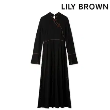 LILY BROWN 블랙 롱 원피스