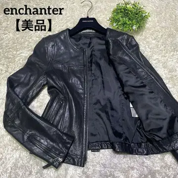 [ 새상품급 ] enchanter 노카라 자켓 최상급 램스킨 천연 가죽