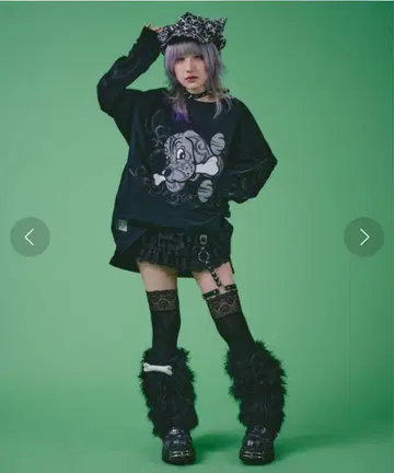 갈피 부족 타투 롱티 블랙