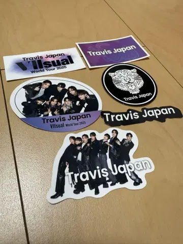 TravisJapan VIIsual 월드 투어 왈츠 스티커 로고 집합