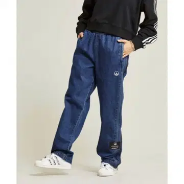 완판템 adidas 아디다스 미드 웨이스트 데님 팬츠