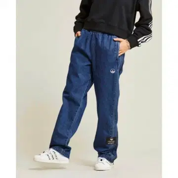 완판템 adidas 아디다스 미드 웨이스트 데님 팬츠