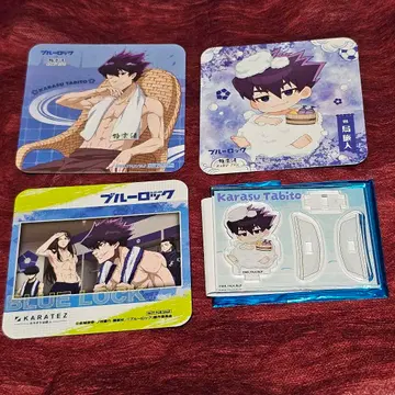 블루 록 카라스 타비토 미니 아크릴 스탠드 코스터