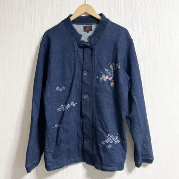 오스티아 재팬 의류 일본풍 패턴 나비 벚꽃눈 아우터