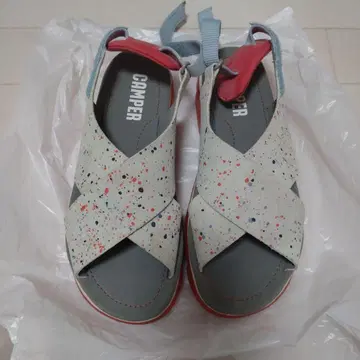 CAMPER 캠퍼 크로스 스트랩 샌들 39