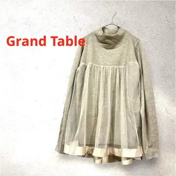 그랜터블 (Grand Table) 튤 니트 상의