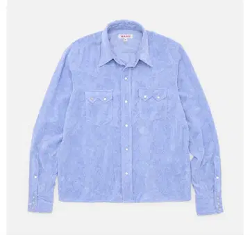 MASU ELEPHANT WESTERN SHIRT (SAX)