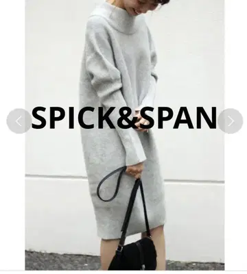 SPICK&SPAN 정가 2만 일본제 캐시미어 울 홀가먼트 원피스