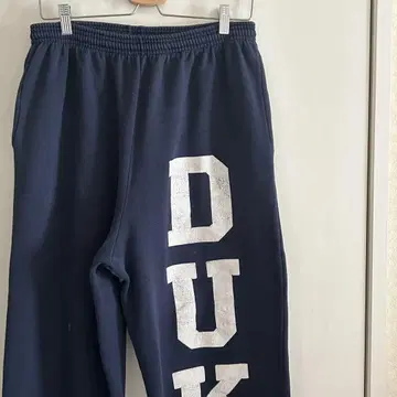 80s 90s 빈티지 DUKE 스웨트 팬츠 양면 프린트 USA제