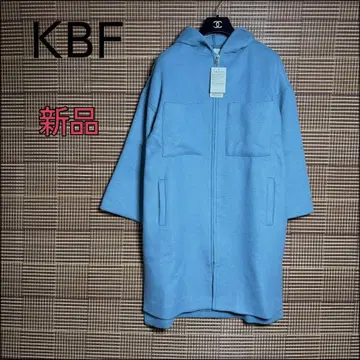 새상품 [ KBF ] 집업 BIG 포켓 후디 코트 터콰이즈 블루
