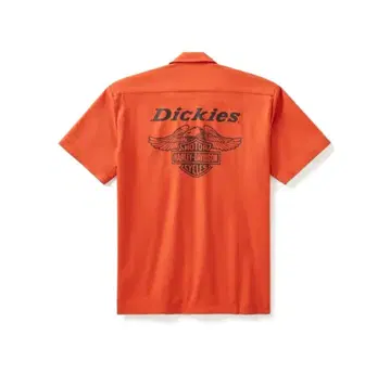 Dickies x H-D 이글 숏 슬리브 워크 셔츠