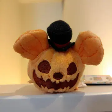 디즈니 썸썸 미키 리버서블 봉제 인형 할로윈 호박