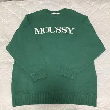 MOUSSY 그린 스웨터 FREE