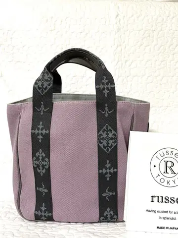 russet 러셋 에브리데이 토트백 퍼플 수납 가방 포함