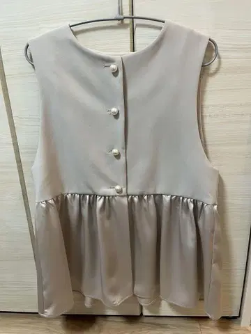핑크 베이지 펄 버튼 베스트