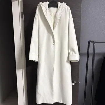 C.C.CROSS 후드 부착 롱 코트