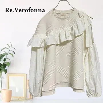 zB634 [ M ] Re.Verofonna 프릴 디테일 니트