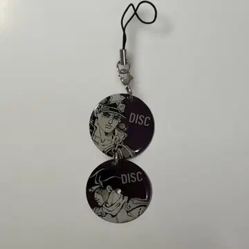 죠죠의 기묘한 모험 원화전 메탈 DISC형 키링 쿠죠 죠타로