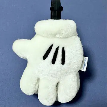 미키 손 모양 머리띠 화이트