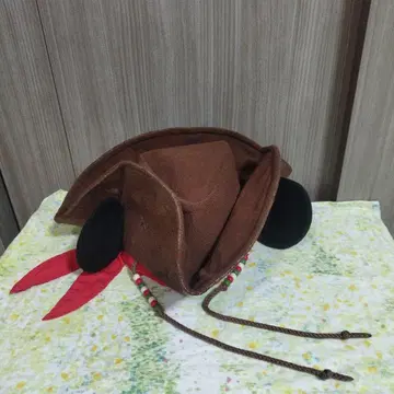 미키 팬캡 해적 파이리츠 잭 스패로우 코스프레 TDR