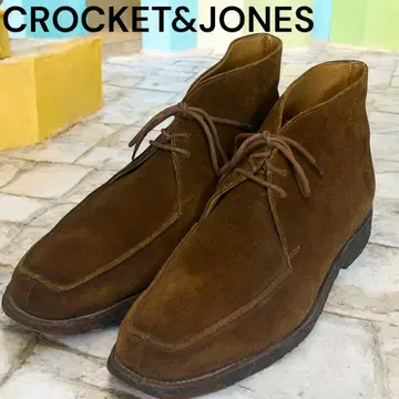 새상품급 크로켓앤존스 스웨이드 U칩 부츠 HAMBLE 브라운 9.5