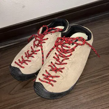 KEEN 아웃도어 신발 베이지/블랙/빨간색 25.5