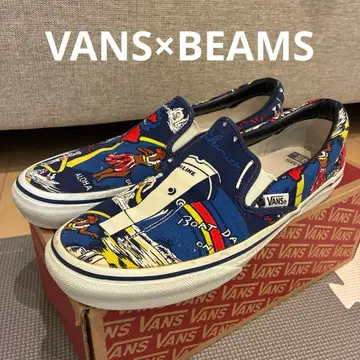 vans x BEAMS 슬립온 Hawaii 알로하 패턴 28.0