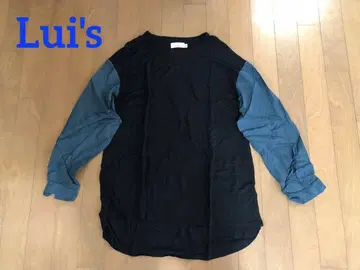 Lui's 긴팔 티셔츠 블랙 블루