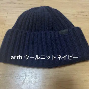 arth 울 니트 네이비