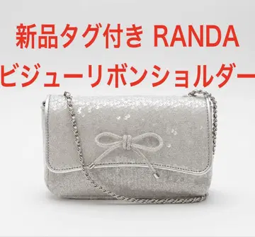 택 포함 새상품 RANDA 비쥬 리본 숄더백 스팽글 란다