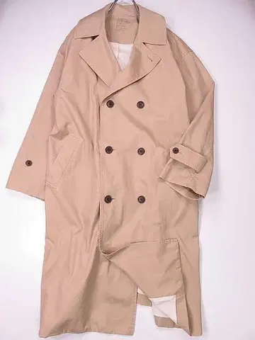 무인양품 MUJI 더블 트렌치코트 베이지 남성용 S