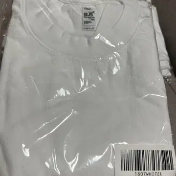 LOS ANGELES APPAREL 긴팔 t셔츠 1807GD 화이트 L