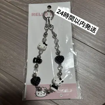[새상품] 로리즈팜 헬로키티 퀼팅 모바일 스트랩