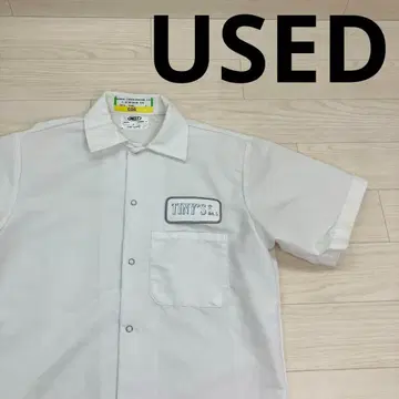 USED 구제 의류 유즈드 반팔 워크 셔츠