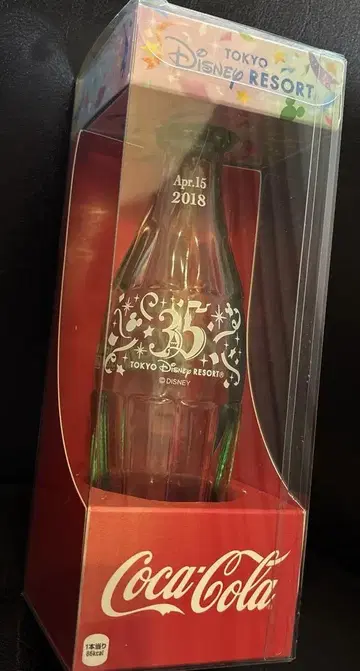 도쿄 디즈니 리조트 35주년 기념 코카콜라 병 보틀 (박스 포함)