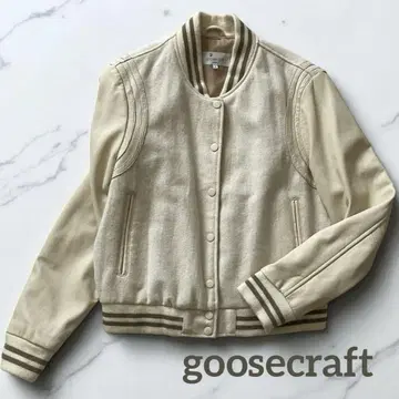 goosecraft 구스 크라프트 COQULE 바시티 자켓 양가죽