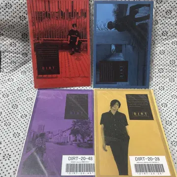 DIRT100%naturalDirty 엽서 4장 세트 Toshiya