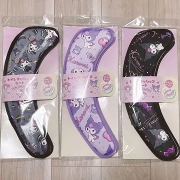 [ 선착순 ] 산리오 쿠로미 화장실 쿠션 시트 3세트