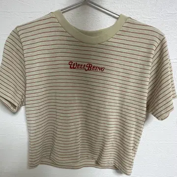 MOUSSY WELLBEING 스트라이프 티셔츠
