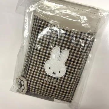 미피 스마트폰 숄더 파우치 퀼팅 체크