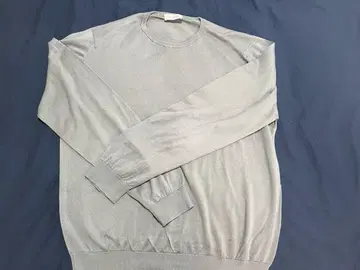 JOHN SMEDLEY 그레이 크루넥 스웨터