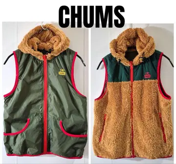 CHUMS 엘모 플리스 리버서블 베스트 SIZE XS