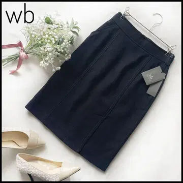 [미사용 택 포함] wb 더블비 타이트 스커트 무릎 기장 슬릿