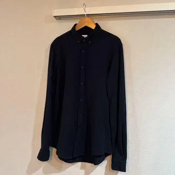 [새상품급] ZARA slim fit 플란넬 셔츠 네이비 컬러