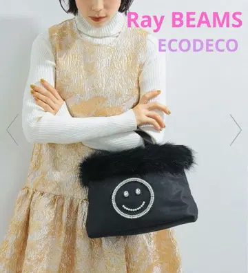 Ray BEAMS / ECODECO / 나일론 퍼 토트백