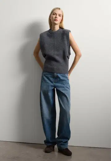 ZARA 리브 울 베스트