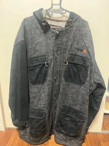 PHAT FARM SUG 데님 롱 후드티